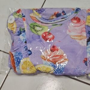 Jules and Belle fruit dress 2t